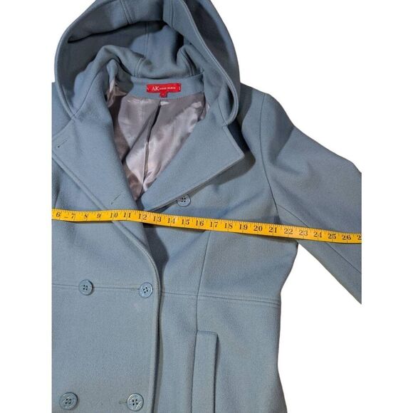 Anne Kline 100% wool coat W hood - Picture 7 of 10